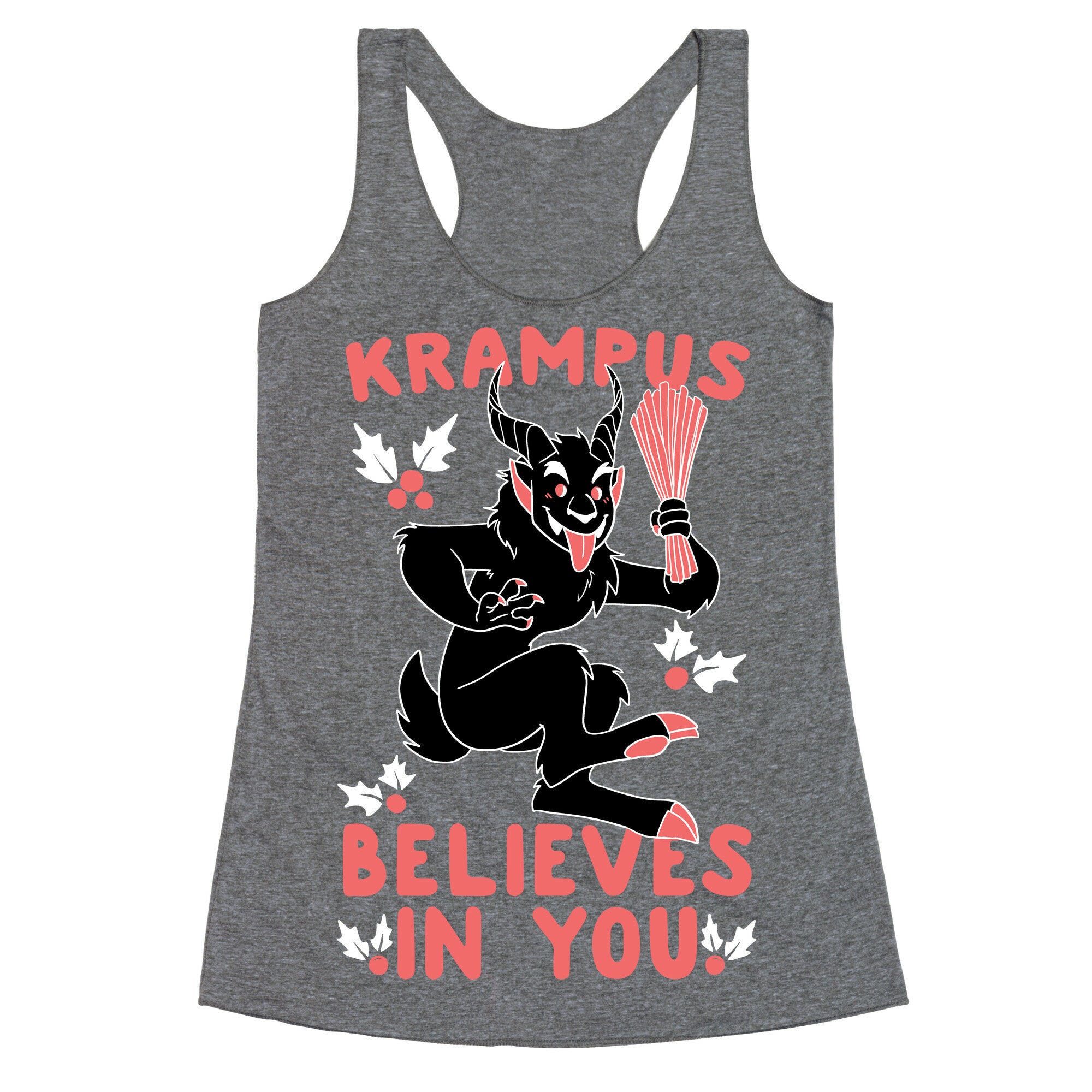 Krampus Believes in You Racerback Tank